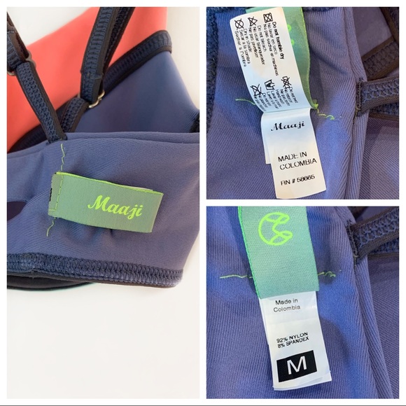 Maaji Reversible Color Block Underwire Bikini Top - Picture 15 of 15